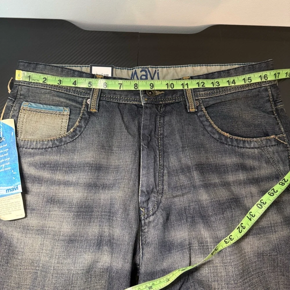 ✨ Mavi “Max” Straight Leg Jeans 32x30 Dark Wash | 100% Cotton | Made in Turkey - Picture 15 of 15